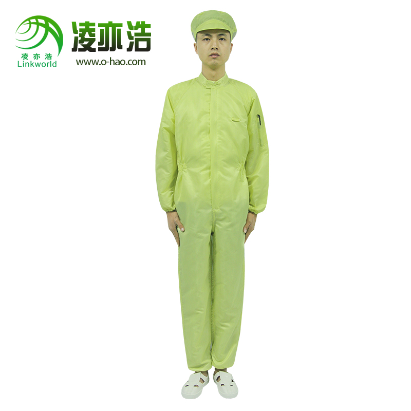黄色网格连体不带帽连体服-01.jpg