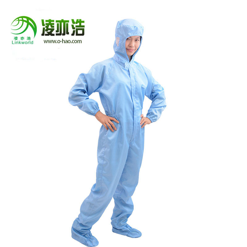 防静电四连体无尘洁净工作服